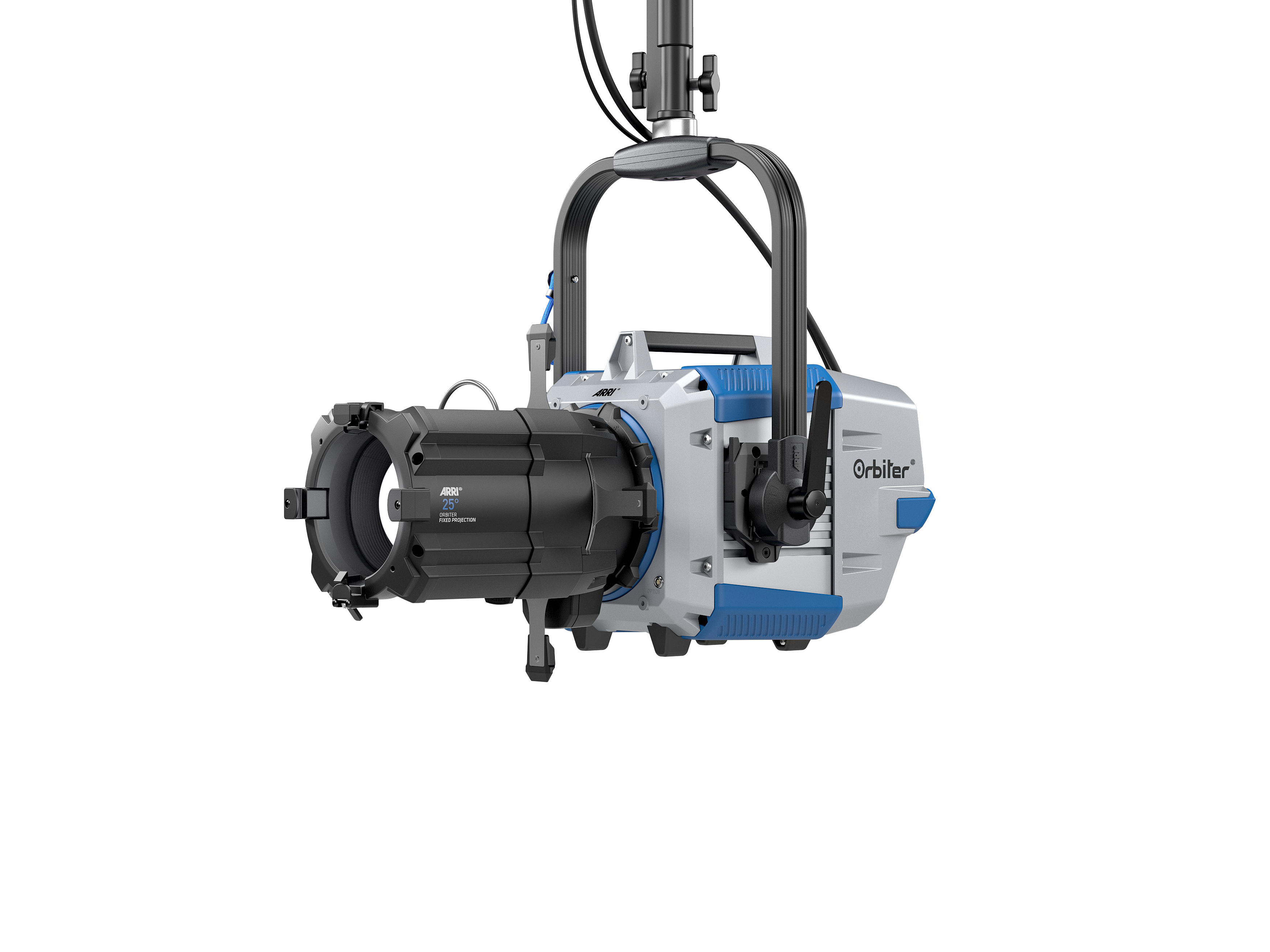 ARRI Orbiter LED with a range of changeable optics